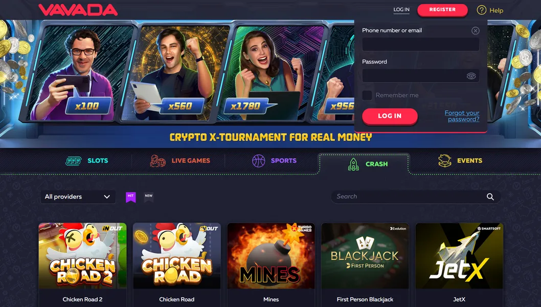 Kā pieslēgties, izmantojot Vavada online casino login